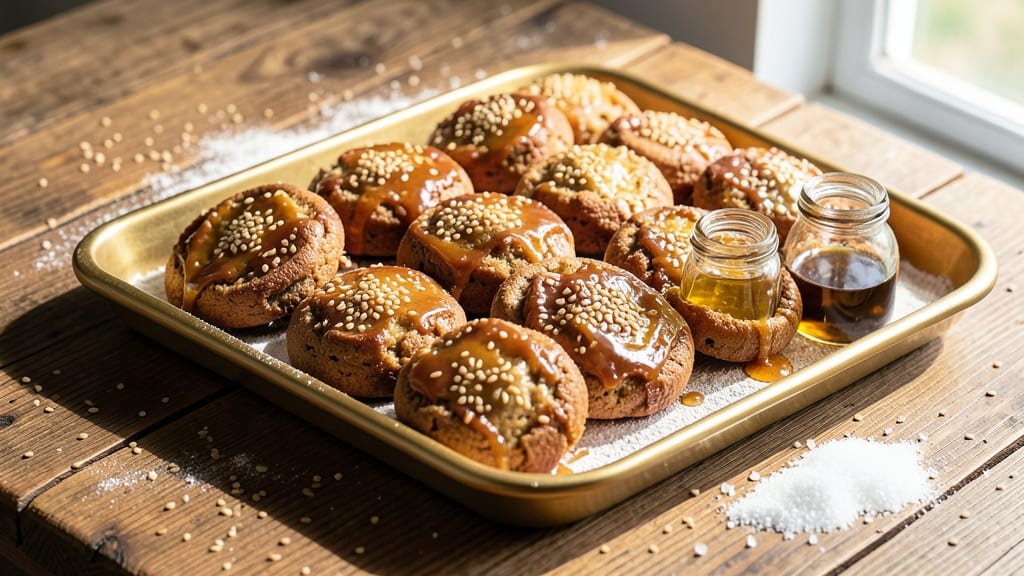 Asian Cookies Recipe: Crispy Sesame and Butter Crunch Delight