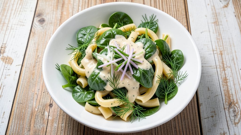 Bristol Farms Spinach Pasta Salad Copycat Recipe: Creamy Herb Dressing That Stays Fresh