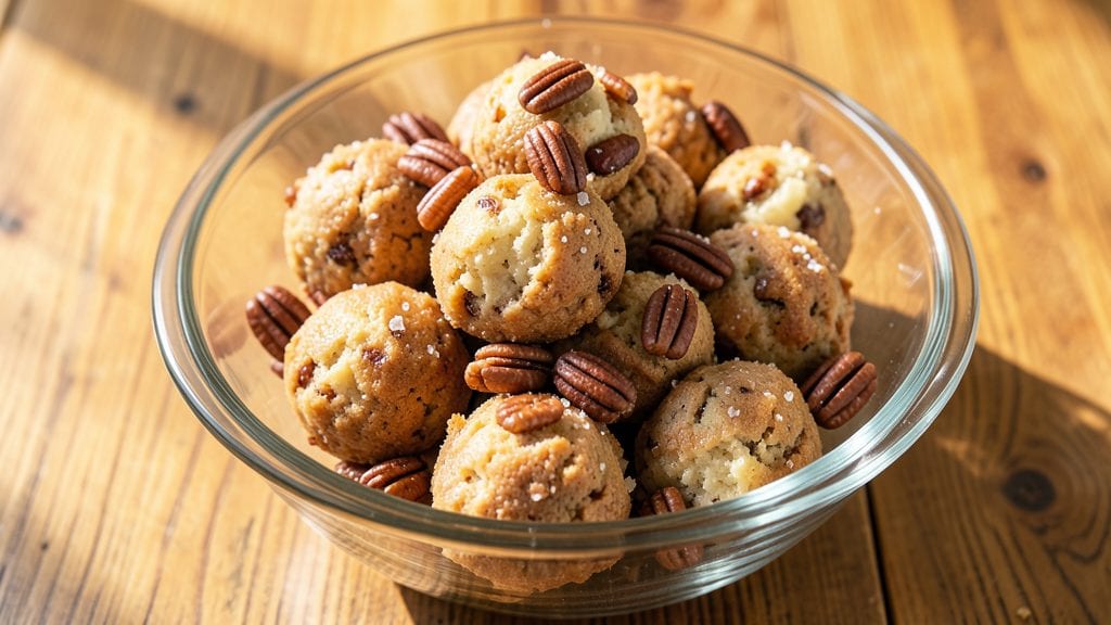 Buttery Pecan Snowball Cookies Grandma's Recipe: Grandma's Festive Crunch in Every Bite