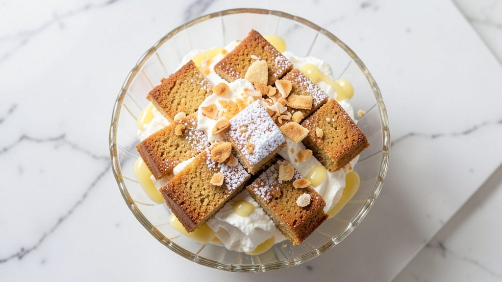 Cake Salad Recipe: Vanilla Bean Swirls With Crunchy Graham Topping