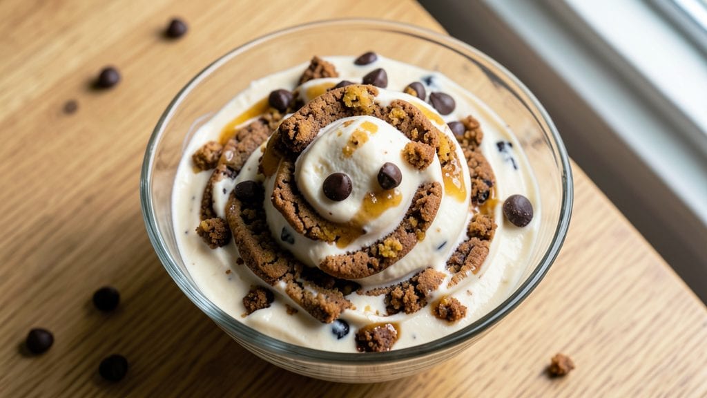 Choc Chip Cookie Dough Ice Cream Recipe: Frozen Cookie Dough Bites With Gooey Edges