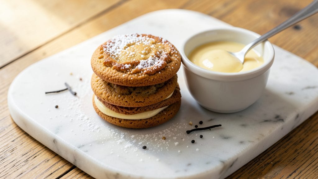 Custard Cookies Recipe: Velvety Vanilla Cores With Caramelized Sugar Crust