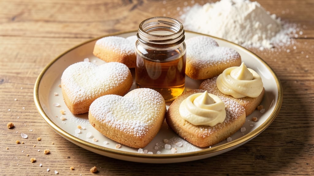 Heart Shape Cookies Recipe: Festive Vanilla Swirls With Crunchy Sugar Crowns