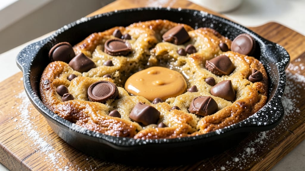 Hershey Reese's Cookie Skillet Recipe: One-Pan Fudgy-Crispy Dessert Magic