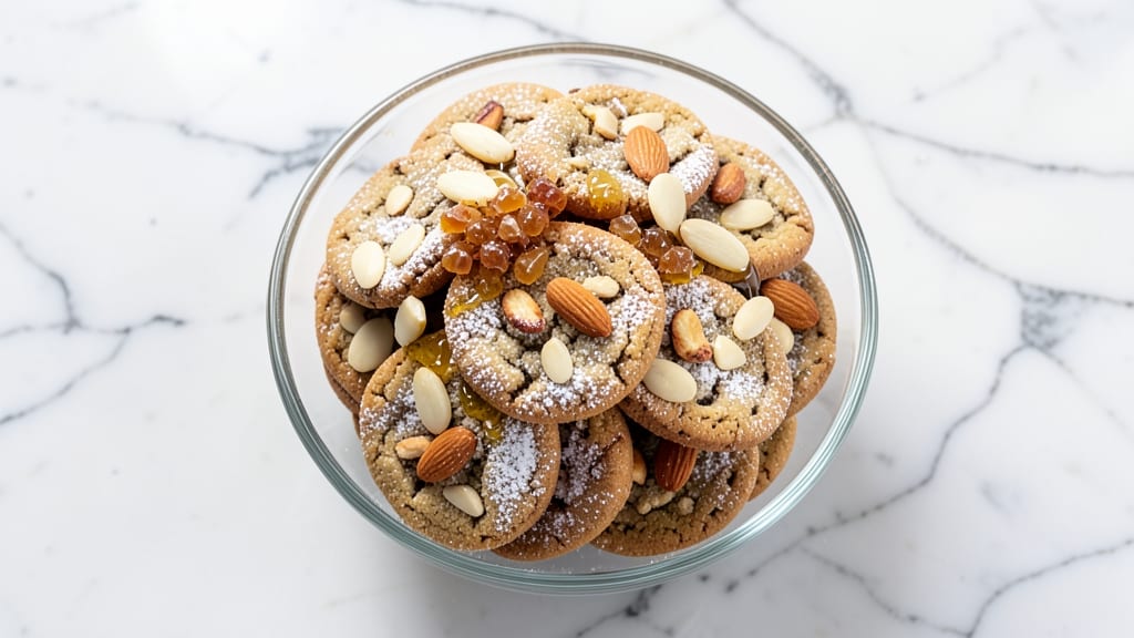 Lidia's Pignoli Cookies Recipe: Crunchy Almond Perfection with Vanilla-Kissed Layers