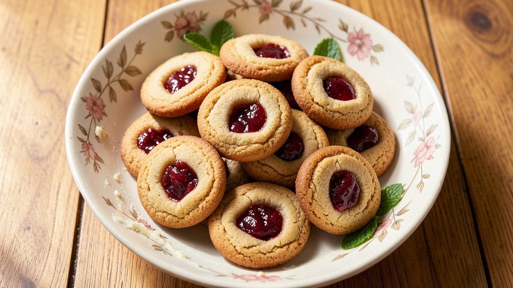 Martha Stewart's Thumbprint Cookies Recipe: Buttery Vanilla Swirls With Jam-Filled Hearts