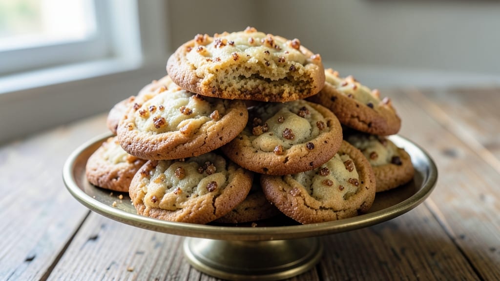 Old Fashioned Cookies Recipe: Buttery Vanilla Swirls With Toasted Nut Crowns