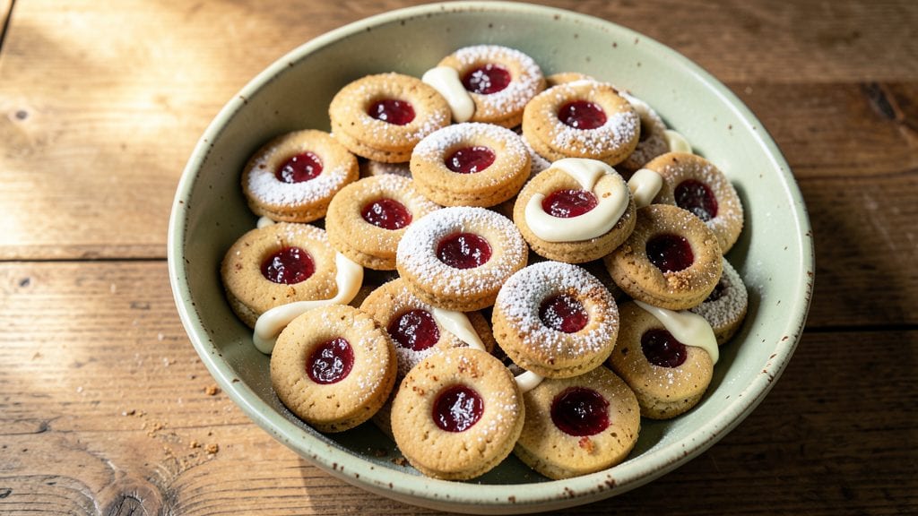 Old Fashioned Thumbprint Cookies Recipe: Jam-Filled Crunch With Buttery Vanilla Swirls