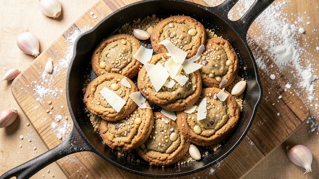 Savory Cookie Recipe: Herbed Parmesan and Garlic Bites