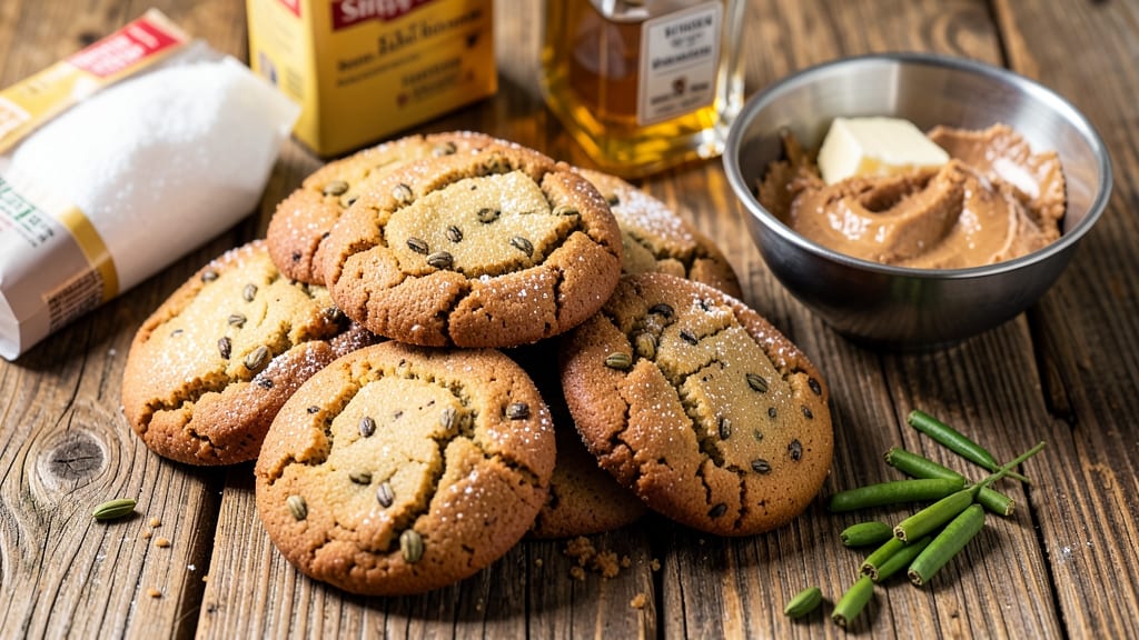 Sigar Cookies Recipe: Chewy Vanilla-Cardamom Centers With Toasted Coconut Crunch