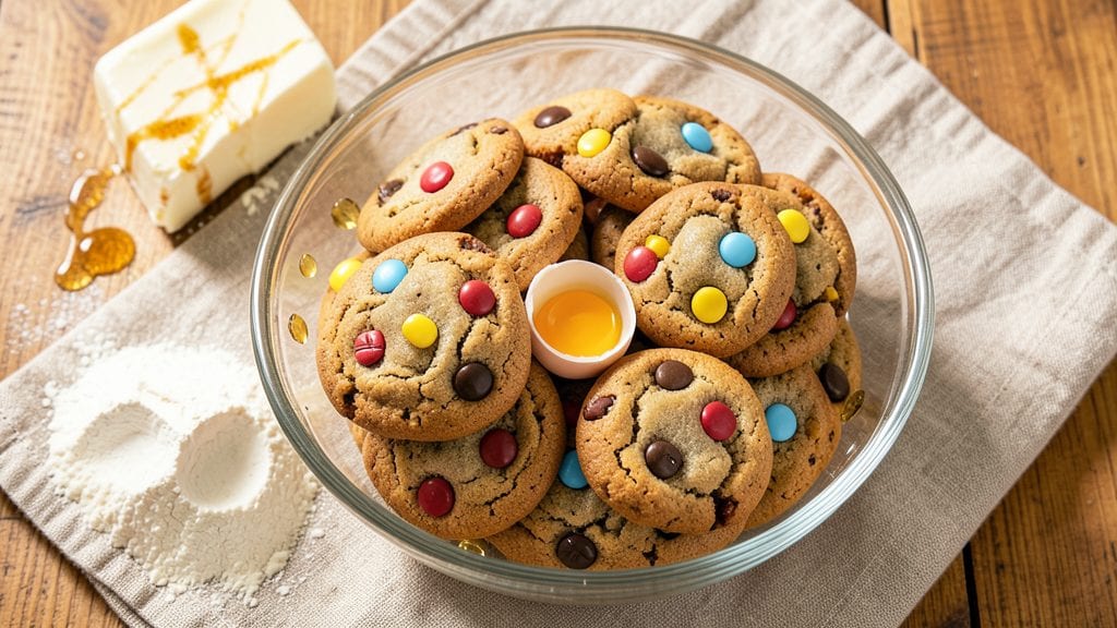 Toll House M&M Cookies Recipe: Chewy Centers and Crunchy M&M Clusters